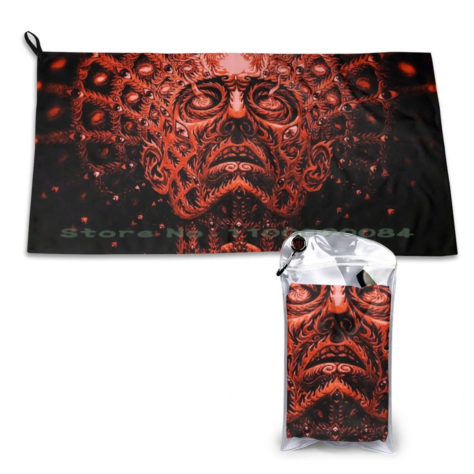 Best Seller Metal Tool Alex Grey Art Quick Dry Towel Gym Sports Bath Portable Kawaii Panda Animals Best Selling Mask Mouth Mask