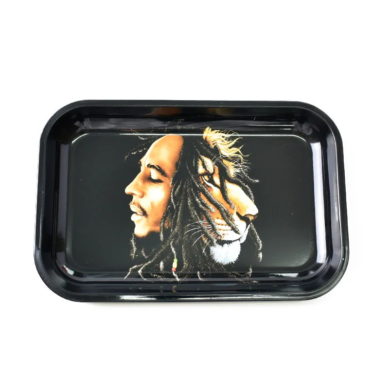 Rolling Tray 180*125mm tobacco smoking Cigarette dry herb small Tinplate for stocking grinders Accessories tools