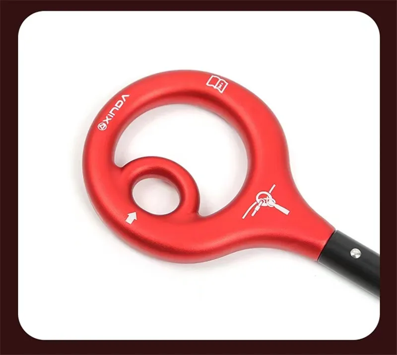 Dispositivo di discesa a 9 anelli, dispositivo di discesa, attrezzatura di arrampicata, dispositivo di discesa e dispositivo di discesa della corda