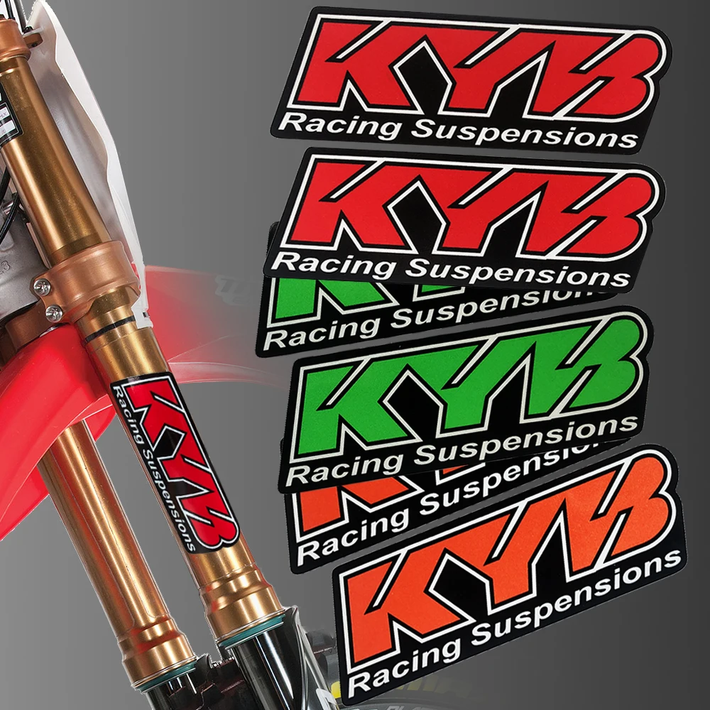 Reflective KYB Fork Sticker Suspension Shocker Damper Motorcycle Accessories Badge Decal for Duke KTM Honda Benelli Yamaha