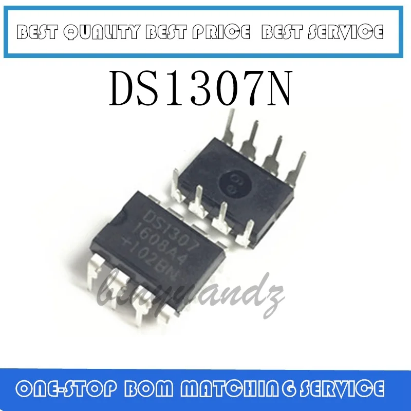 20PCS~100PCS DS1307 DIP8 DS1307N DIP