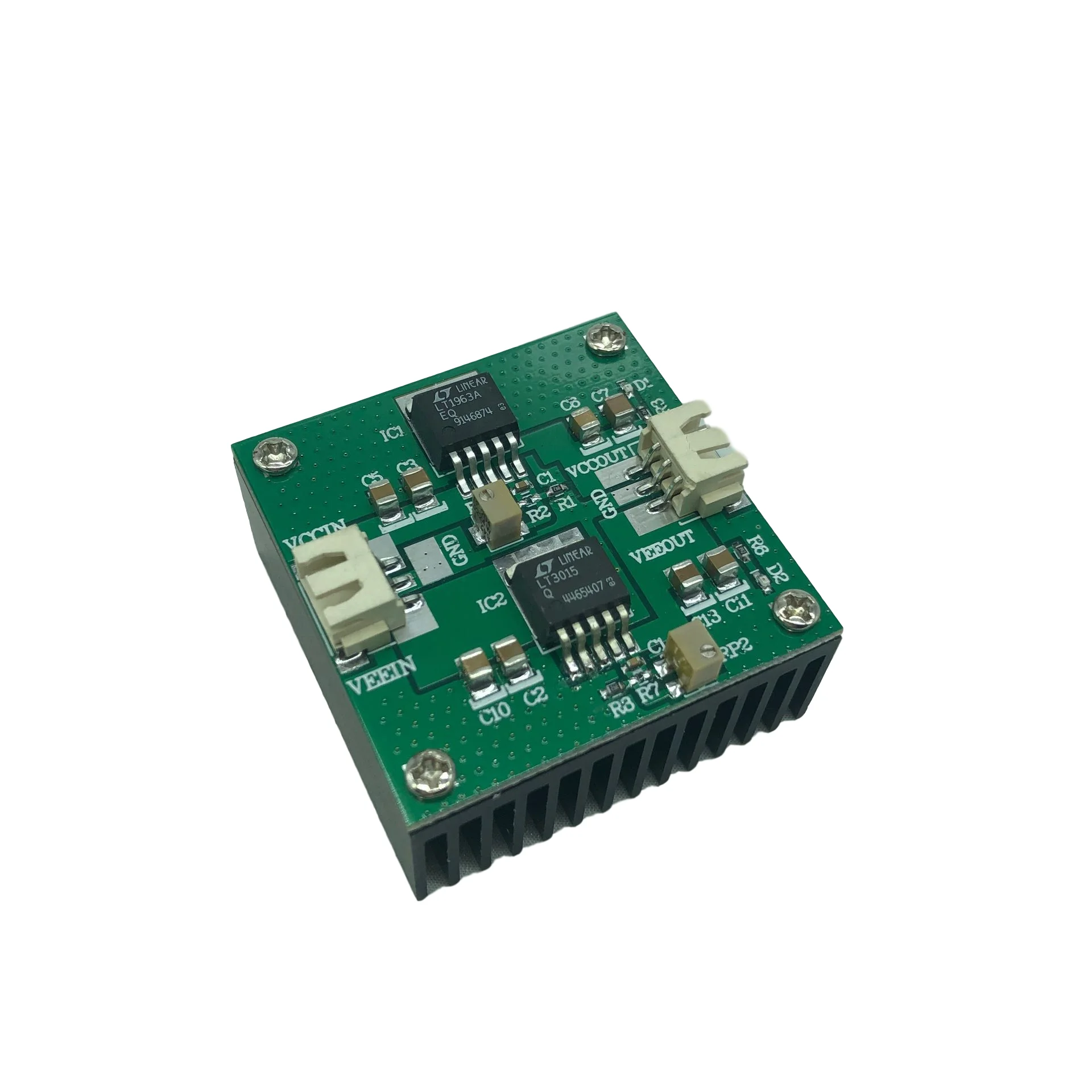 LT1963 + LT3015 Positive Negative DC to DC Precision Linear Low Noise Power Supply 1.5A High Current LDO regulators T1296