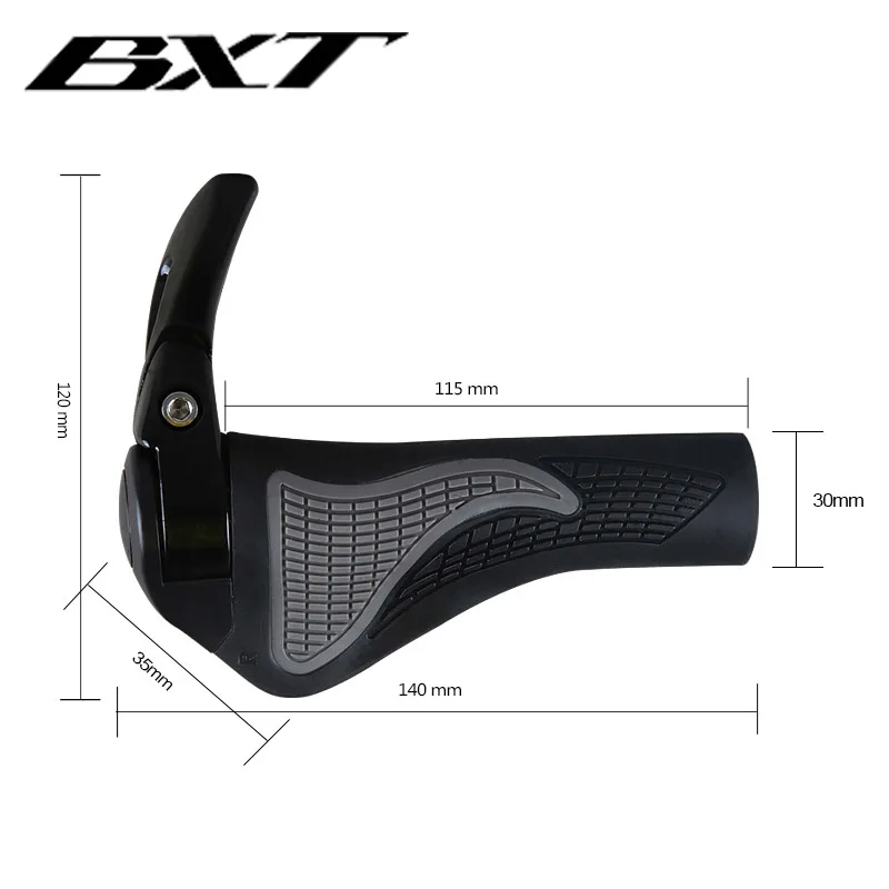 غطاء مقود مطاطي من خليط معدني للدراجات الجبلية، مقود قفل، نهاية شريط، مقابض دراجة MTB، قطع غيار الدراجات، جديد، زوج واحد