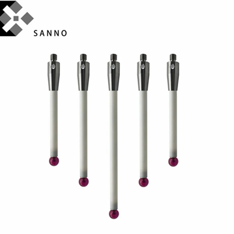 Ceramic rudy ball head probe with M4 thread 5mm / 6mm point gauge A-5000-3709 three-dimensional probe