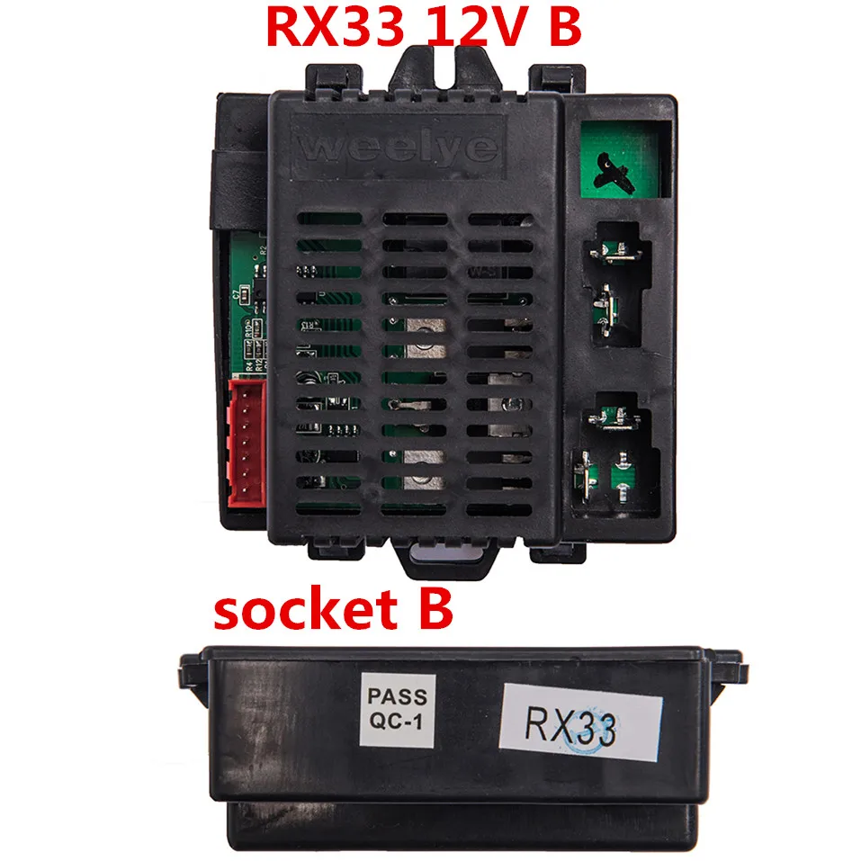 Wellye RX33 Children's electric toy car bluetooth remote control, controller with smooth start function 2.4G bluetooth transmitt