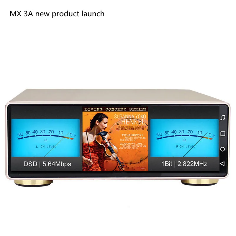 NEW Jf Mx-3a Android 10.0 HiFi network streaming media player Dsd512 MQA decoding dual CS43198 AK4499, ES9038 APP remote control