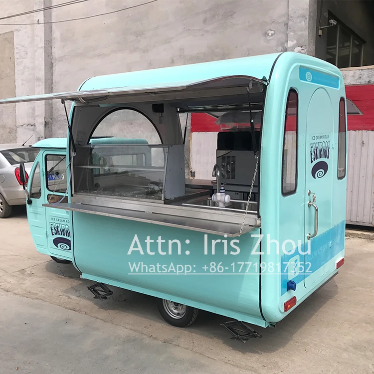 New Fast Food Tricycle/Tricycle Food Cart Outdoor Mobile Food Truck