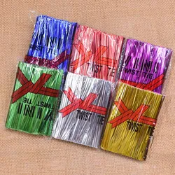 Multicolor Wire Metallic Twist Tie, Selagem Twist Tie, Embalagem Party Candy Bag, Sacos De Violoncelo, Ligação Pirulito, Sobremesa, 800Pcs