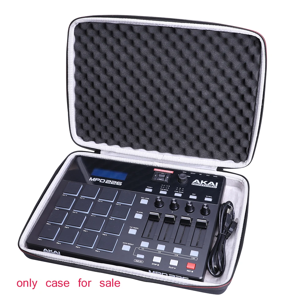 LTGEM EVA Hard Case for AKai Professional MPD226 | 16-Pad USB/MIDI Pad Controller