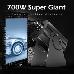 500w 700w super gigante maior poderoso logotipo do anúncio projetor para propot comercial e marca diplay de longa distância