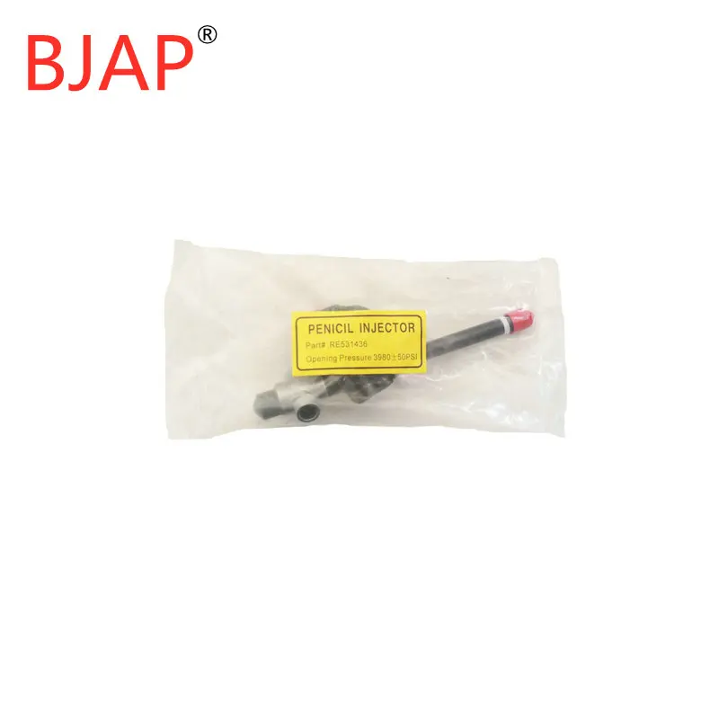 BJAP Quality Diesel Pencil Injector Nozzle 38415 38416 RE531436 RE507766 For John Deere Engines 4045H/4045T/6068H/6068T