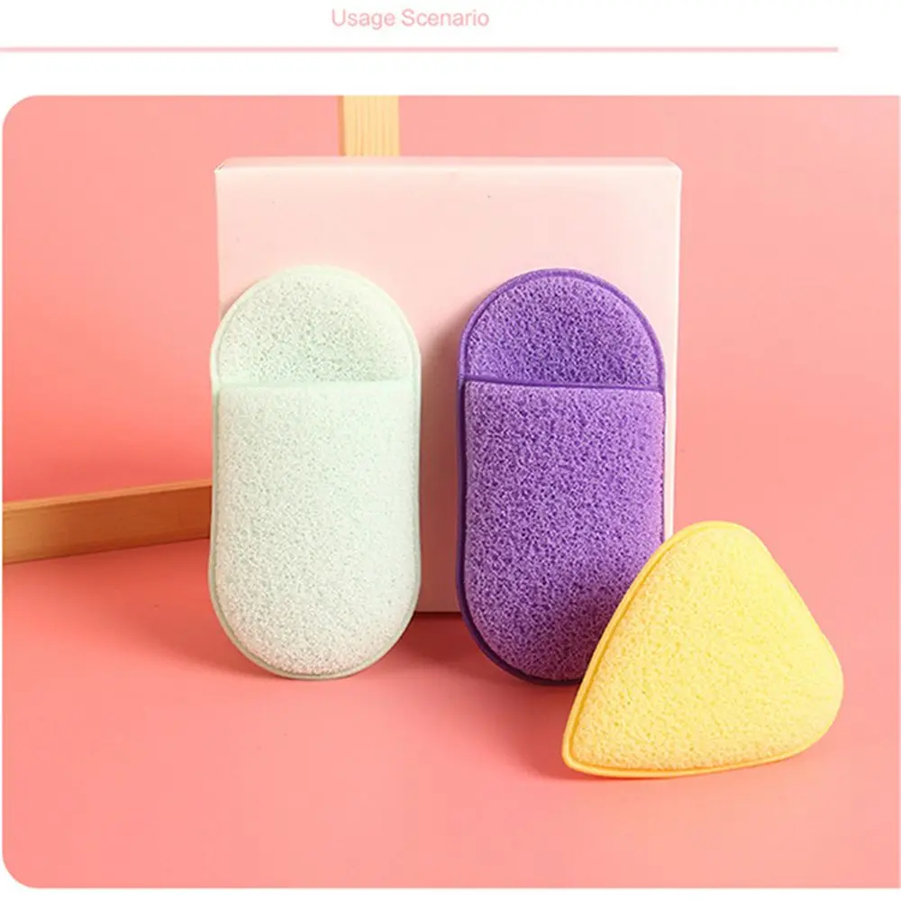化粧スポンジ スキンケア 角質除去剤 スクラブ パフ スポンジ クレンジング スポンジ フェイシャル クリーナー ボディ洗浄