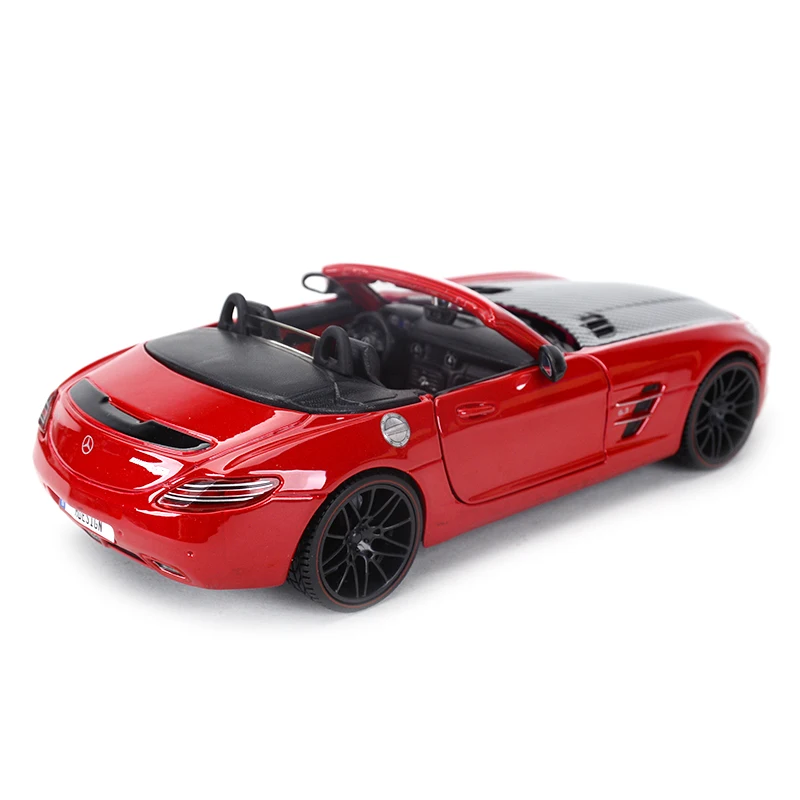 Maisto 1:24 Mercedes Benz SLS AMG Roadster Sports Car Static Die Cast Vehicles Collectible Model Car Toys