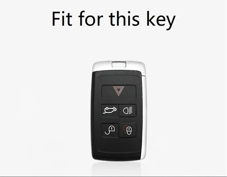 Car Aluminium Alloy Car Key Fob Cover Case For Land Rover Range Rover Discovery 5 Sport For Jaguar XEL E-PACE 2019 2020 2021