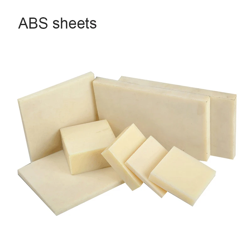 

1-6Pcs ABS Board Material Acrylonitrile Butadiene Styrene Plastic Plates Sheet