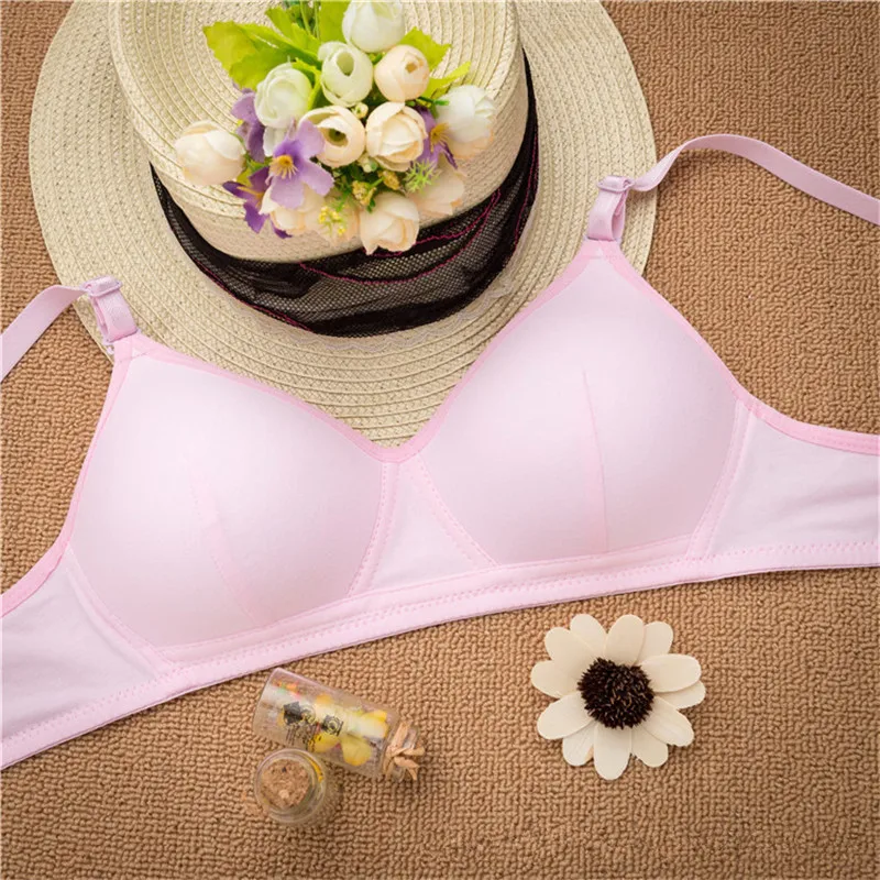 2020 Girls Training Bra Wireless Thin Cup Bra Fashion Comfortable Teenage Underwear