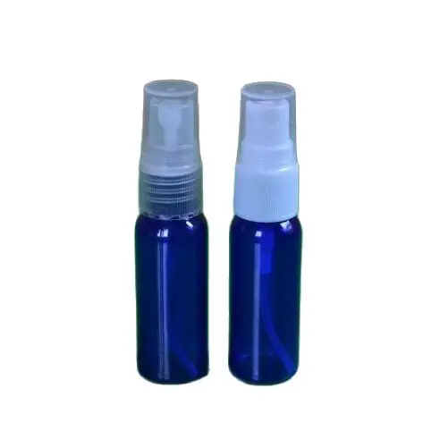 

50PCS 20ML 30ML 60ML 100ML Blue Plastic Spray Per Ferfume Bottles Parfume Toner Empty Packing Lucifugal Spritzer