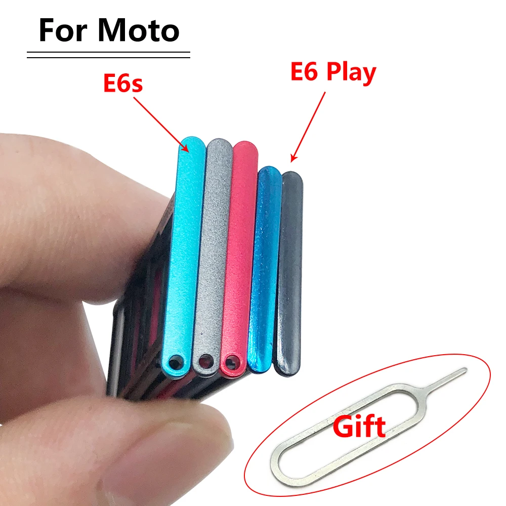 NEW Tested SIM Card Tray Chip slot Drawer Holder Adapter Socket Replacement Part For Moto E7 Power E6 Play E6S E7i Power E7 Plus