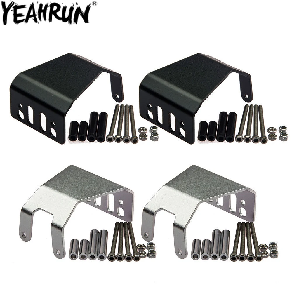 

Защитная пластина оси YEAHRUN SCX10, алюминиевая защитная пластина для 1/10 RC гусеничного осевого колеса SCX10, детали для обновления автомобиля