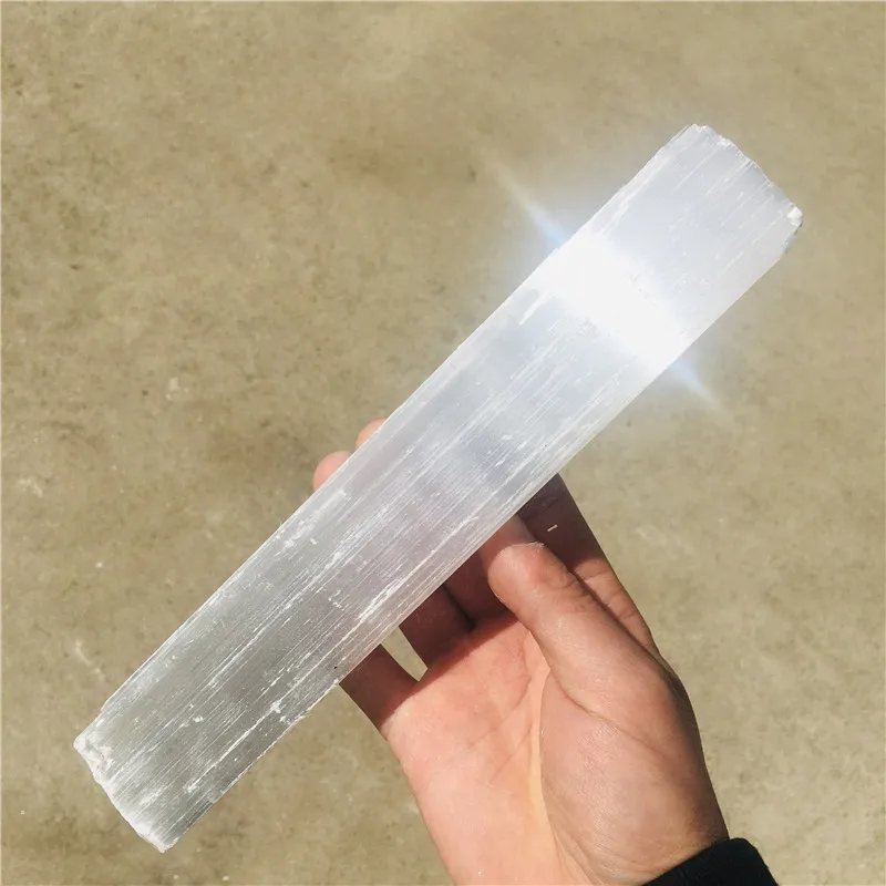 20-40cm Selenite Sticks  White Gypsum Crystals Wands Blades