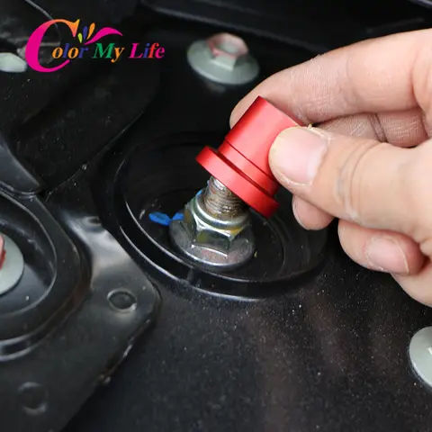 닛산 Sylphy Qashqai J11 X-트레일 Rogue T32 Altima 알루미늄 합금 용 2 개/대 자동차 충격 흡수 장치 나사 캡 커버 트림