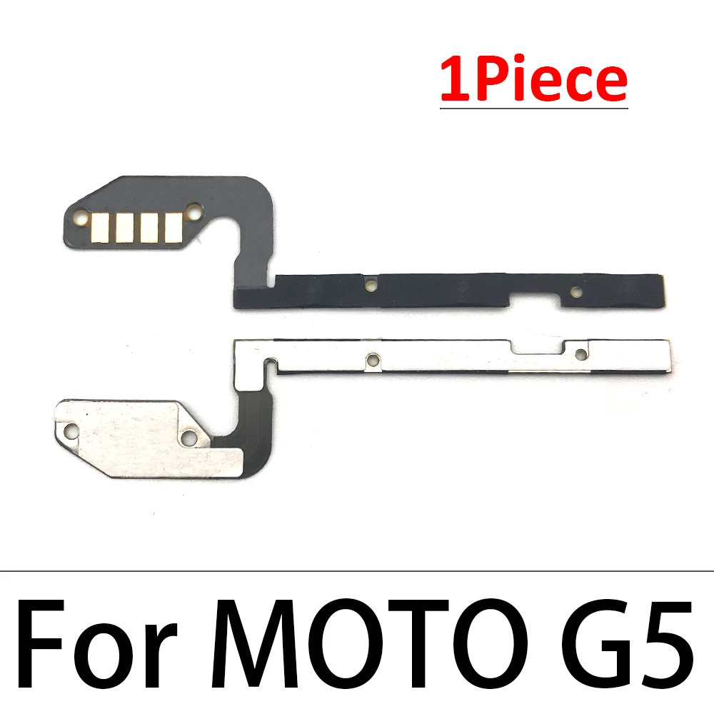 Volume Button Power Switch On Off Flex Cable For Moto G4 G5 G5S G6 G7 G8 G9 Play Plus Power Lite