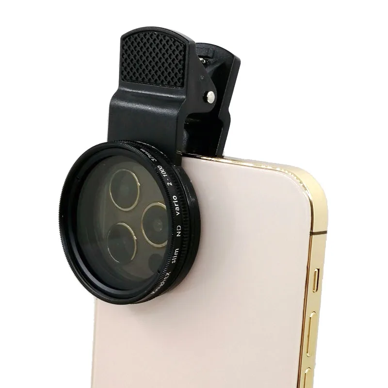 KnightX Telecamera professionale per telefono Obiettivo macro CPL Star Filtro ND variabile tutti gli smartphone 37mm 52mm 55mm 58mm Per canon nikon