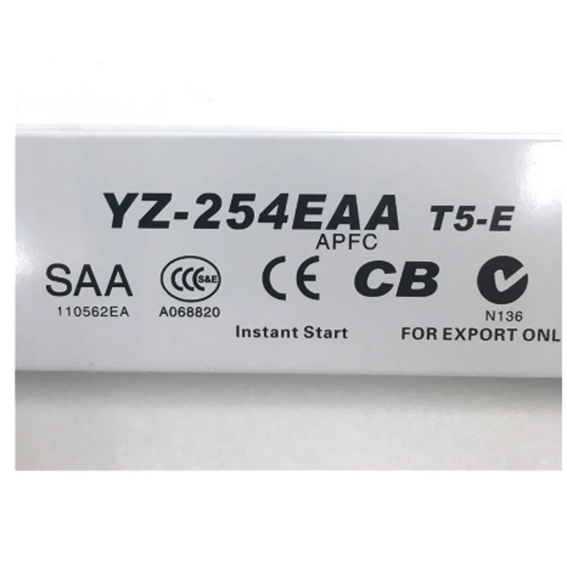 

3AAA YZ-254EAA 220-240V 2*54W T5 Electronic Ballasts For T5 HO Tube Fluorescent Lamp Aquarium Lamp Rectifier