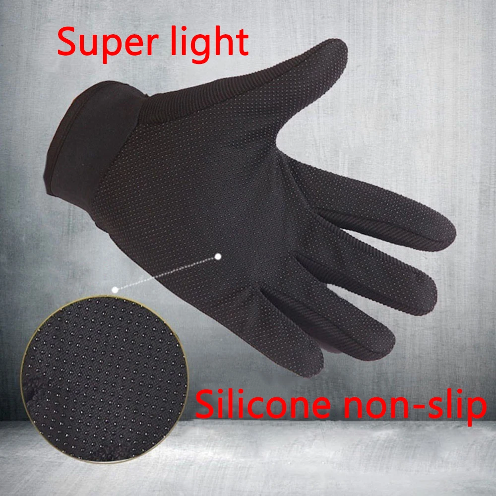 Gants de sport coupe-vent pour hommes, doigt complet, pêche en plein air, vélo, cyclisme, ski, anti-ald, hiver