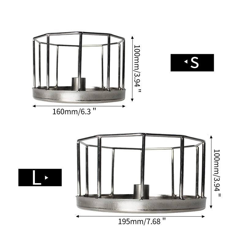 Stainless Steel Turtle Feeder Bowl Basin Food Dispenser Feeding Tool Multifunction Aquarium Turtle Reptile Amphibian Pet Supply