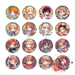 50mm Axis Power HETALIA World Anime badge Italy UK USA German France CN RU Stars Metal Badge Brooch Pins