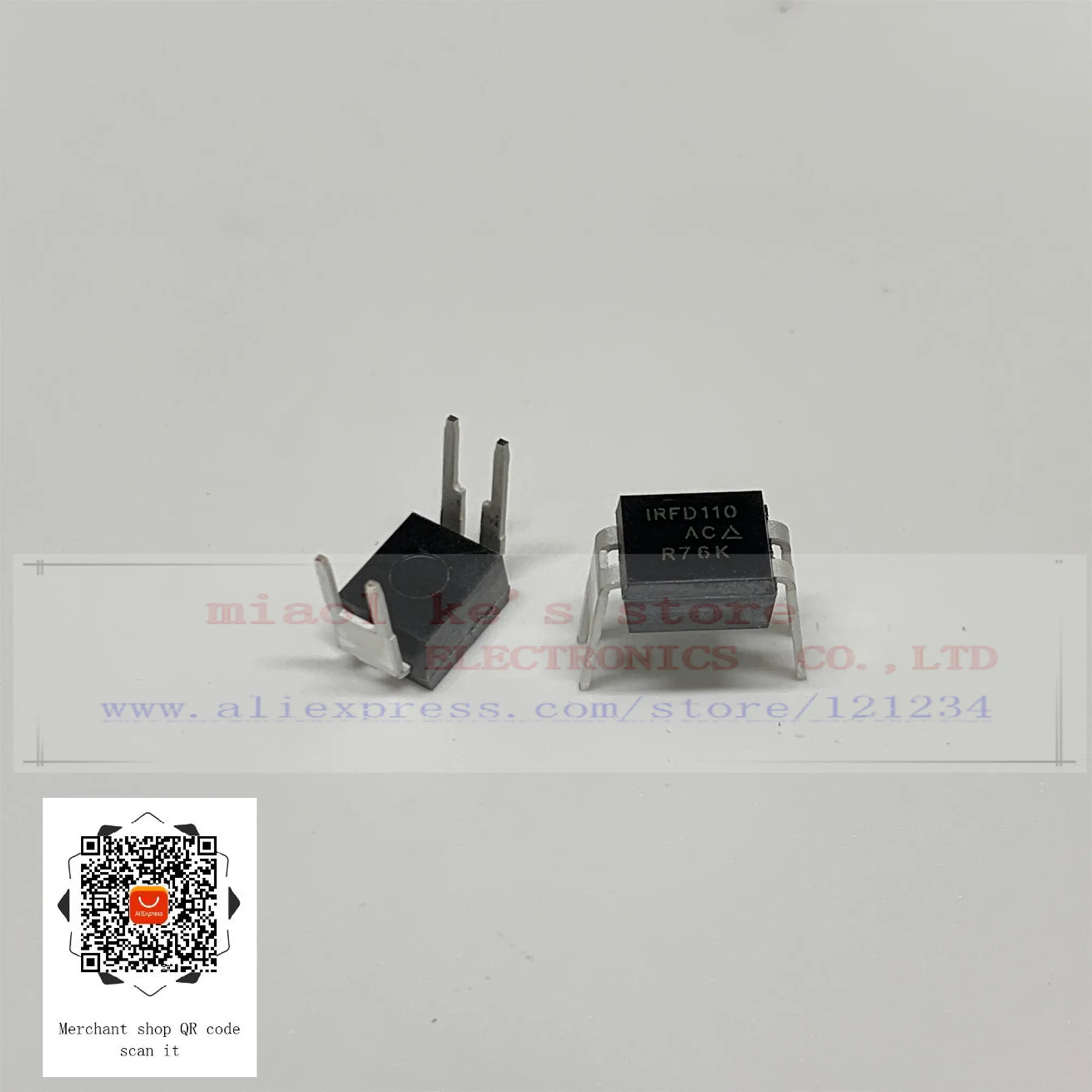 [5pcs-10pcs]100%New original; IRFD110PBF IRFD110  [ MOSFET N-Channel 100V 1A 1.3W DIP4 ] New original high quality spot