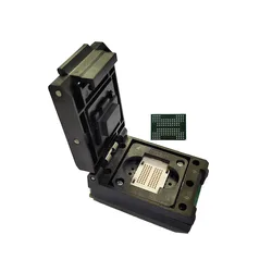 BGA152 BGA132 BGA88 BGA136 Test Socket Adapter IC Test Socket Burn in Socket Pitch 1.0mm Flash Testing Programming Socket