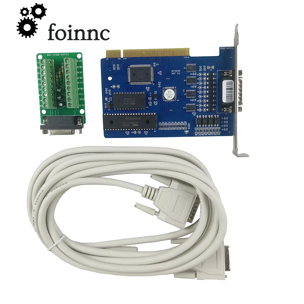 hot!3 Axis NC Studio PCI Motion Ncstudio Control Card Set for CNC Router Engraving Milling Machine