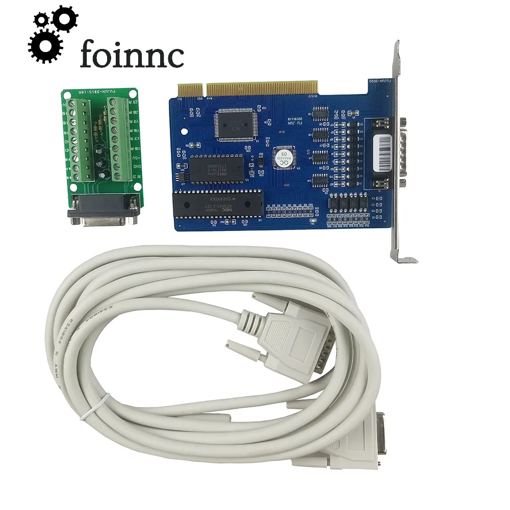 Imagem -02 - Quente Eixos nc Studio Pci Movimento Ncstudio Cartão de Controle Conjunto para Cnc Roteador Gravura Fresadora