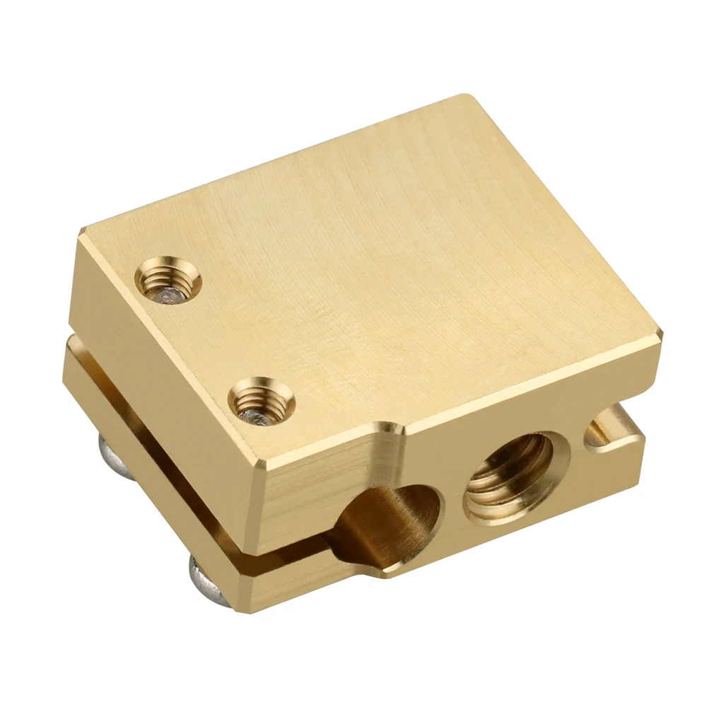 Volcano Heater Brass Block for E3D Volcano Hotend Thermistor Sensor PT100 3D Printer 24x20x12mm