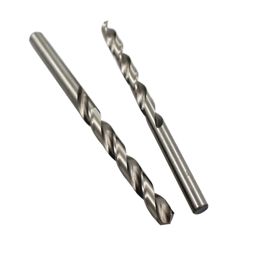 M2 HSS Twist Drill Bits HSS-Co สำหรับโลหะสแตนเลส1มม.-13มม.1.5mm 2Mm 2.5Mm 3Mm 3.2Mm 3.5Mm 4Mm 4.2Mm 4.5Mm