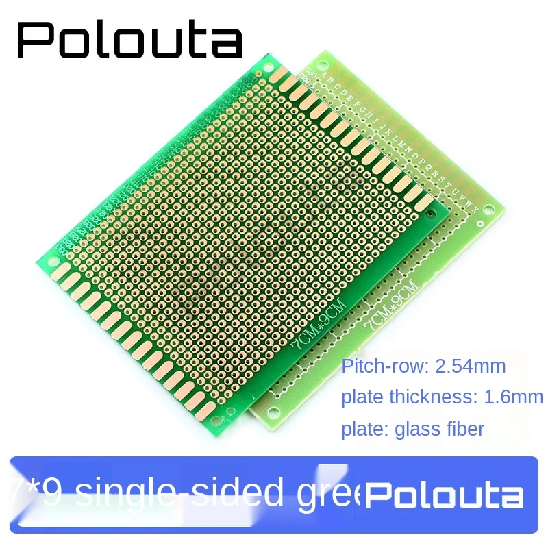 5*7*9*15 10*15 6*8*12 PCB Single-Sided Copper-Plated Green Oil Board Supper Capacitor Protection Board  Sockets Gold