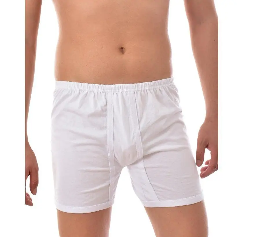 Passion Underwear Luxry 100 Cotton Men 'S Briefs White Panties Long Boxer Package Made in Turkey 6 PCS