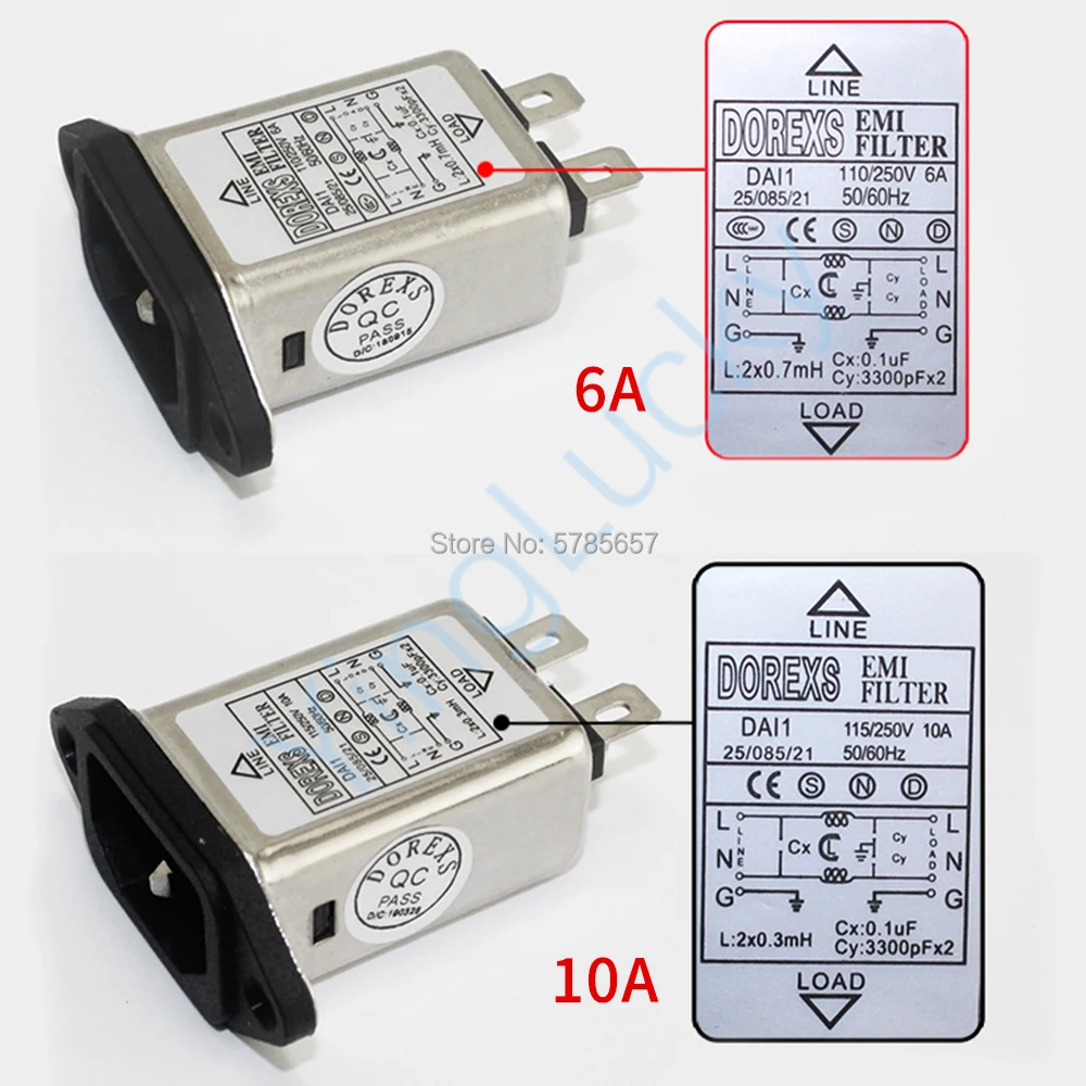 3 in 1 Arcade güç anahtarı filtresi soket sigorta anahtarlama ile 115VAC/250V AC, jetonlu oyun makinesi için