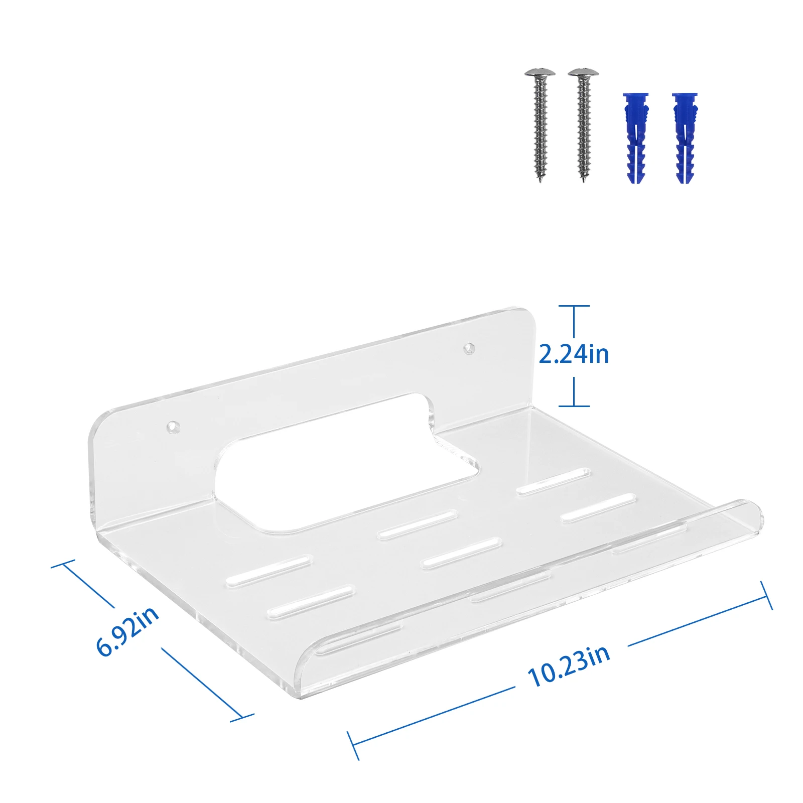 Universal WiFi Router Shelf Wall Mount Cable Management for TP-Link AX1500/AX1800/AX3000 ASUS/NETGEAR Wifi Router