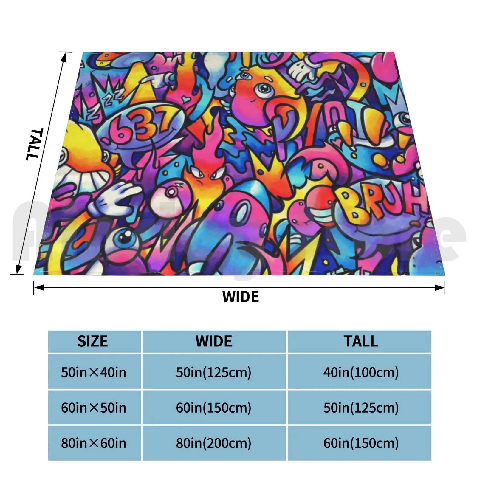 K Y O T O D R E A M S بطانية عصرية مخصصة للفنان خربش خربش آرت Vexx Vexx Art Gawx Gawx Art Copic Copic #2