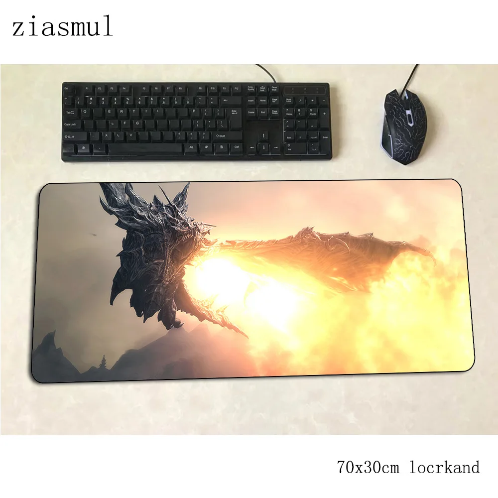 skyrim mats 700x300x3mm HD pattern gaming mouse pad big keyboard mousepad cool new notebook gamer accessories padmouse mat