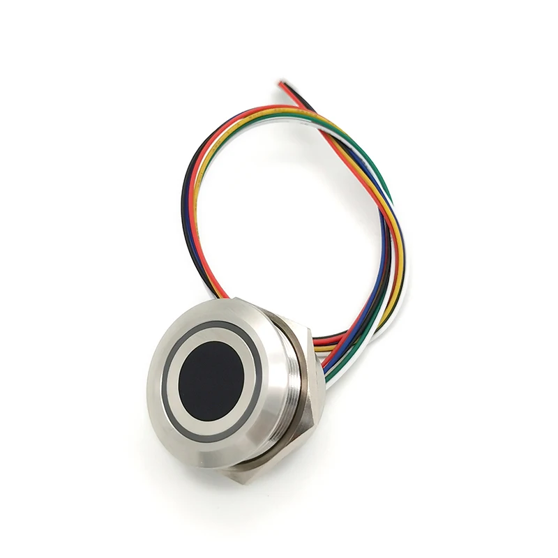 

R503S Stainless Steel Metal Thread Capacitive Fingerprint Recognition Module 100 Fingerprints