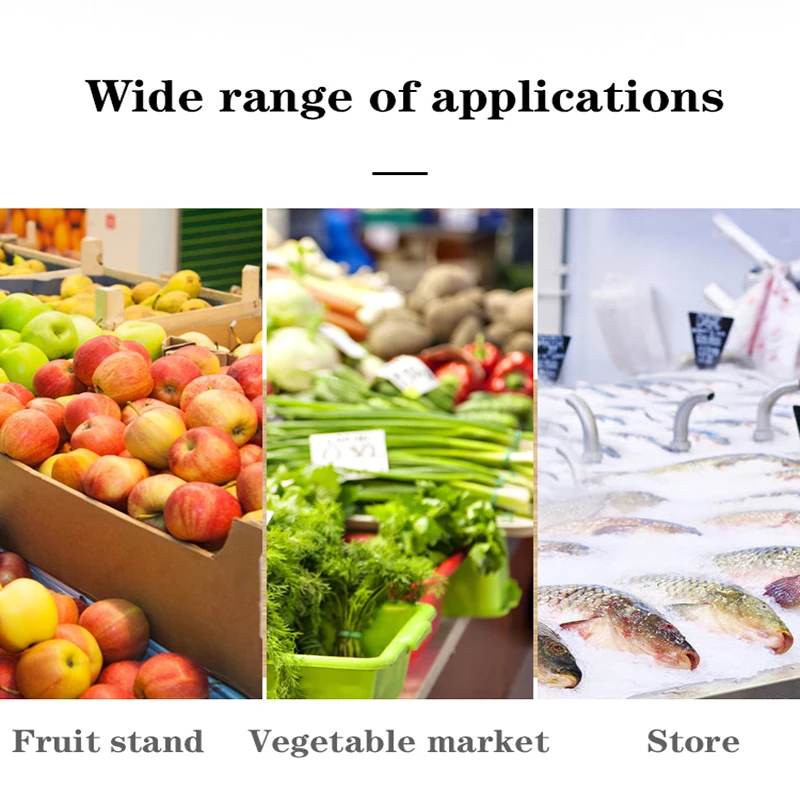 5 Pcs Fruit Price Display Stand Supermarket Waterproof Erasable Label Vegetable Fresh Aquatic Product Promotional Brand