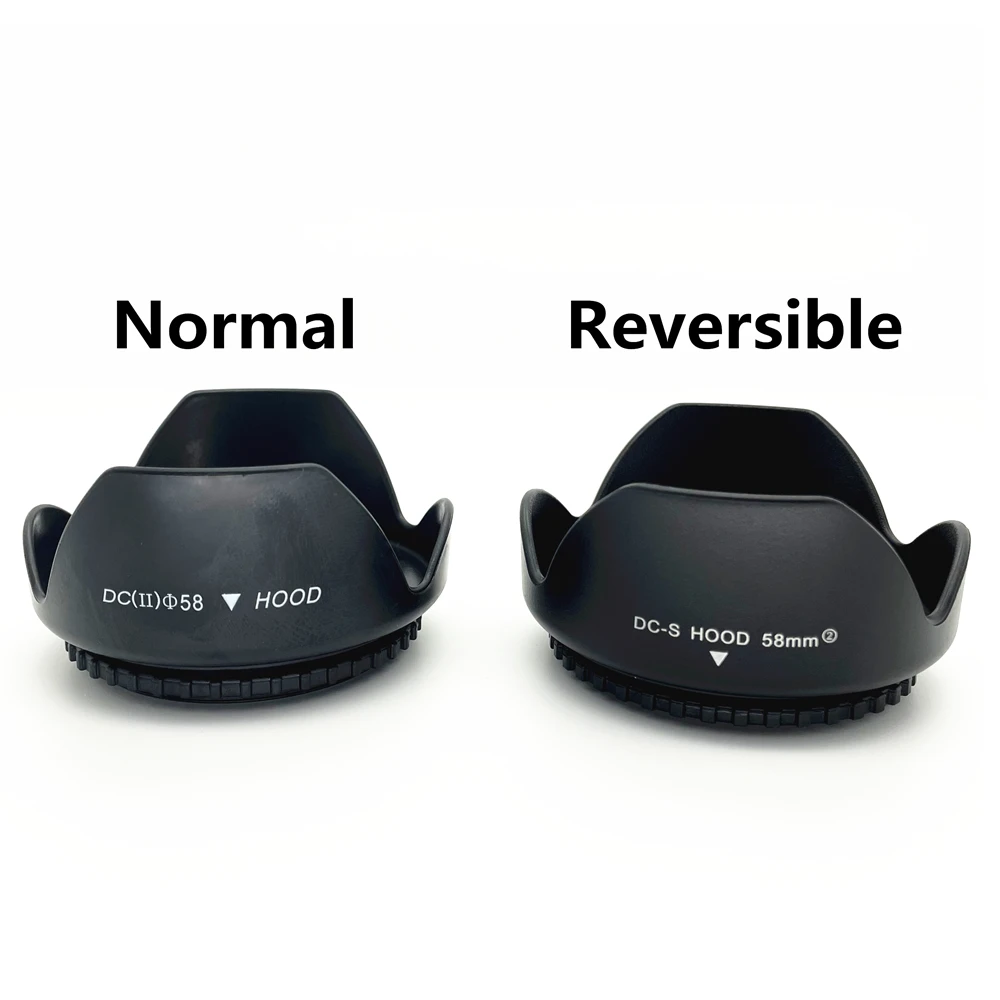 Reversible Screwed Flower Petal Sunshade Lens Hood 49mm 52mm 55mm 58mm 62mm 67mm 72mm 77mm for DSLR Camera 49 52 58 62 67 72 77