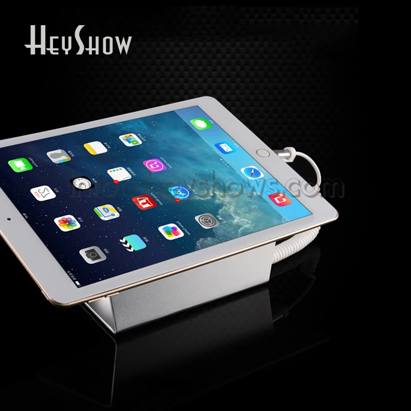 Ipad Security Burglar Alarm Stand Tablet Display Holder Mount Anti-Theft Devices For Retail Shop With Charging And Alarm Funtion