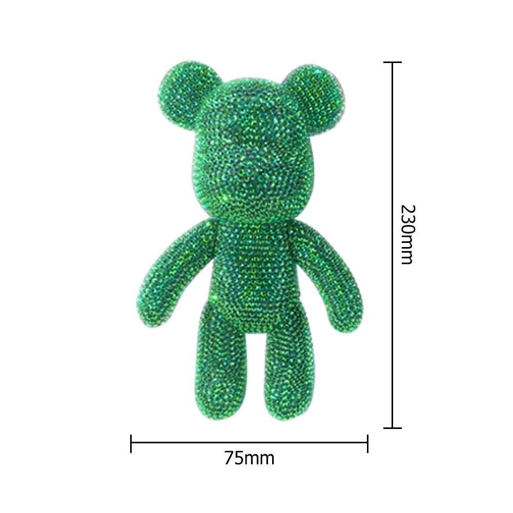 AB Round Drill Bear 5D Diy Diamond Painting Colored Bear Mosaic Embroidery Rhinestone Needlework Painting Cross Stitch Home Deco