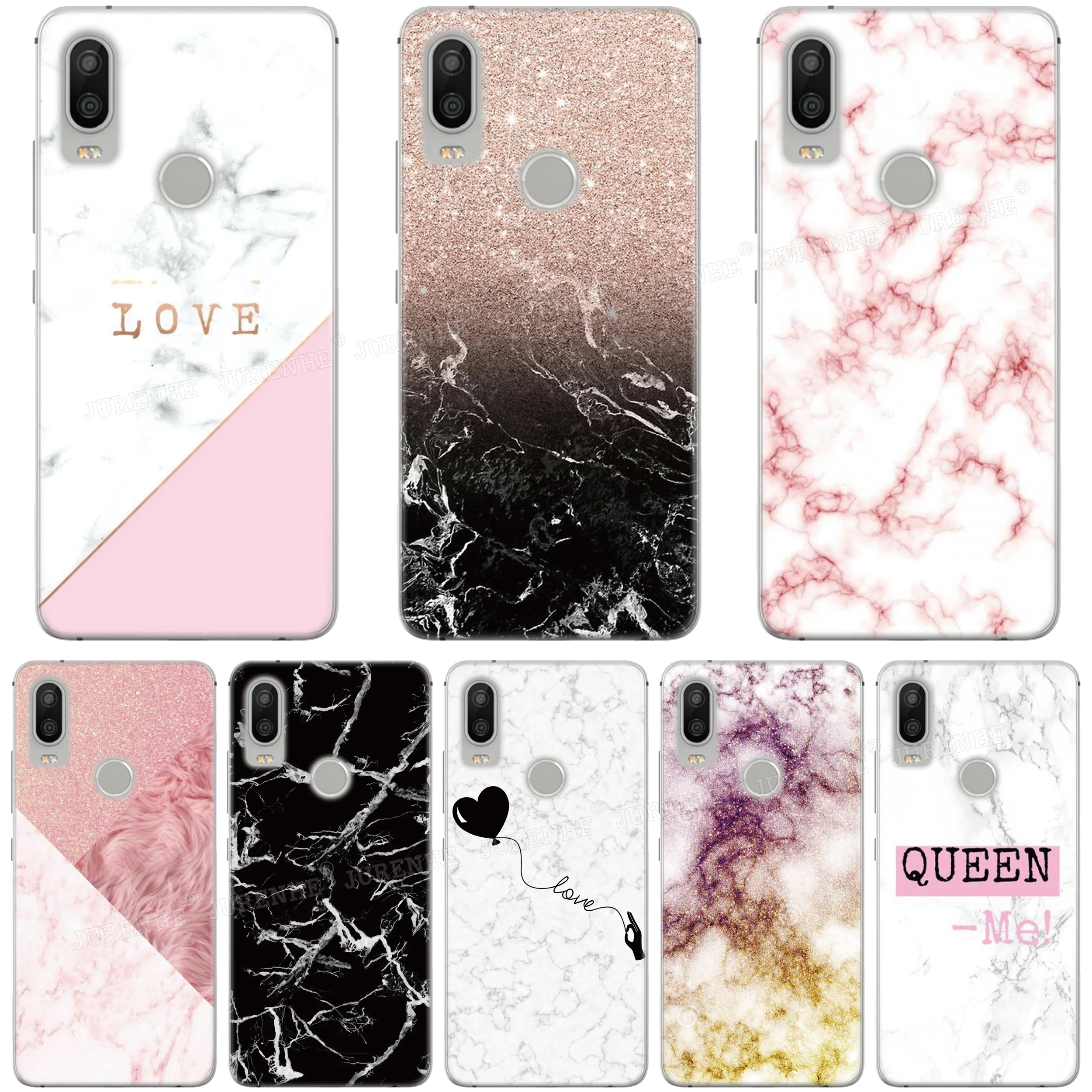 Printed Colorful Marble Cover For Vsmart Active 1 Plus Star 3 JOY 4 Live BQ Aquaris X2 X Pro U U2 Lite V VS Phone Case Fundas