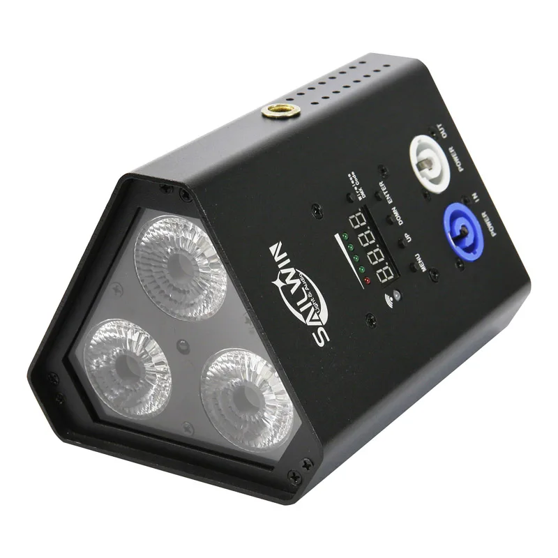 MINI Thông Minh Ánh Sáng Sân Khấu 3X18W 6in1 RGBAW UV DMX512 Pin LED UPLIGHT Sân Khấu LED Par Light Với Phpne WIFI điều Khiển